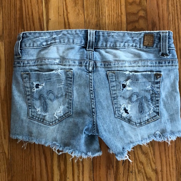 Guess Ripped Jean Shorts - Picture 2 of 3